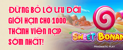 Khuyến Mãi Chào Mừng 100% Thành Viên Mới banner